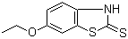 6-Ethoxy-2-benzothiazolethiol molecular structure (CAS 120-53-6)