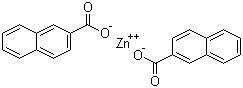 structure of CAS# 12001-85-3, Zinc naphthenate
