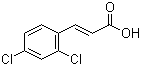 结构式 CAS# 1201-99-6, 2,4-二氯肉桂酸