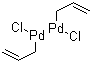 Allylpalladium chloride dimer molecular structure (CAS 12012-95-2)