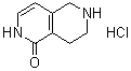 结构式 CAS# 1201785-01-4, 5,6,7,8-四氢-2,6-萘啶-1(2H)-酮盐酸盐