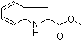 结构式 CAS# 1202-04-6, 吲哚-2-羧酸甲酯; 吲哚-2-甲酸甲酯