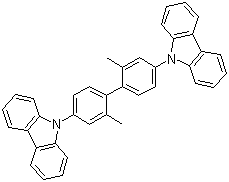 4,4'-Bis(9-carbazolyl)-2,2'-dimethylbiphenyl molecular structure (CAS 120260-01-7)
