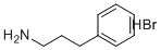 structure of CAS# 120375-53-3, Phenylpropylammonium bromide;PPABr; 3-phenylpropan-1-amine;hydrobromide