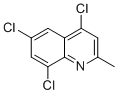4,6,8-Trichloro-2-methylquinoline molecular structure (CAS 1204-14-4)