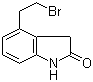 structure of CAS# 120427-96-5, 4-(2-Bromoethyl)-2-oxoindole;4-(2-Bromoethyl)indolin-2-one; 4-(2-Bromoethyl)-1,3-dihydro-2H-indol-2-one