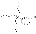 2-Chloro-4-(tributylstannyl)pyridine molecular structure (CAS 1204580-73-3)