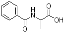 N-Benzoyl-DL-alanine molecular structure (CAS 1205-02-3)