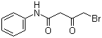 4-Bromo-3-oxo-N-phenylbutanamide molecular structure (CAS 1205-74-9)