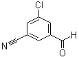结构式 CAS# 1205513-88-7, 3-氯-5-甲酰基苯甲腈