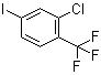 结构式 CAS# 1206599-46-3, 2-氯-4-碘-1-三氟甲基苯