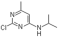 结构式 CAS# 1207424-55-2, 2-氯-6-甲基-N-(1-甲基乙基)-4-嘧啶胺
