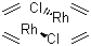 Chlorobis(ethylene)rhodium (I) dimer molecular structure (CAS 12081-16-2)