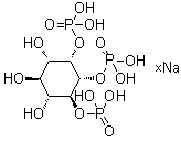structure of CAS# 120965-76-6, D-myo-Inositol 1,2,6-tris(dihydrogen phosphate) sodium salt