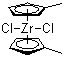 Bis(methylcyclopentadienyl)zirconium dichloride molecular structure (CAS 12109-71-6)