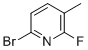 structure of CAS# 1211536-81-0, 6-Bromo-2-fluoro-3-methylpyridine