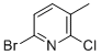 structure of CAS# 1211539-10-4, 6-Bromo-2-chloro-3-methylpyridine