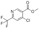 结构式 CAS# 1211539-36-4, 甲基4-氯-6-(三氟甲基)烟酸酯