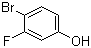 structure of CAS# 121219-03-2, 4-Bromo-3-fluorophenol;3-Fluoro-4-bromophenol