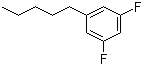 结构式 CAS# 121219-25-8, 1,3-二氟-5-戊基苯