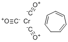 Cycloheptatrienetricarbonylchromium molecular structure (CAS 12125-72-3)