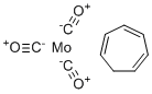 Cycloheptatriene molybdenum tricarbonyl molecular structure (CAS 12125-77-8)