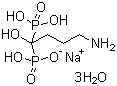 structure of CAS# 121268-17-5, Alendronate sodium;Fosamax; Monosodium alendronate; Alendronic acid monosodium salt; Fosalan; Alendros; Bifosa; NeoBon; Osteovan; 4-Amino-1-hydroxybutylidene-1,1-bisphosphonic acid monosodium salt