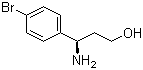 结构式 CAS# 1213037-93-4, (3R)-3-氨基-3-(4-溴苯基)丙醇