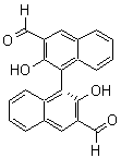 structure of CAS# 121314-69-0, (R)-3,3'-Diformyl-2,2'-dihydroxy-1,1'-binaphthyl