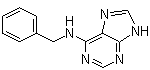 structure of CAS# 1214-39-7, Benzyladenine;N-Benzyl-adenine; 6-Benzylaminopurine; N-(Phenylmethyl)-1H-purin-6-amine; Benzyl(purin-6-yl)amine