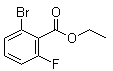 结构式 CAS# 1214362-62-5, 2-溴-6-氟苯甲酸乙酯