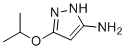 5-Isopropoxy-1H-pyrazol-3-amine molecular structure (CAS 121507-34-4)