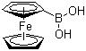 Ferroceneboronic acid molecular structure (CAS 12152-94-2)