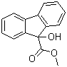 结构式 CAS# 1216-44-0, 9-羟基-9H-芴-9-甲酸甲酯