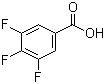 3,4,5-Trifluorobenzoic acid molecular structure (CAS 121602-93-5)