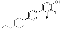 4-[4-(trans-4-Propylcyclohexyl)phenyl]-2,3-difluorophenol molecular structure (CAS 1217366-33-0)