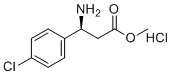 structure of CAS# 1217775-76-2, (S)-Methyl 3-amino-3-(4-chlorophenyl)propanoate hydrochloride;methyl (3S)-3-amino-3-(4-chlorophenyl)propanoate;hydrochloride