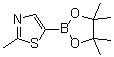 structure of CAS# 1218791-01-5, 2-Methylthiazole-5-boronic acid pinacol ester;2-Methyl-5-(4,4,5,5-tetramethyl-1,3,2-dioxaborolan-2-yl)thiazole