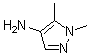 1,5-Dimethyl-1H-pyrazol-4-amine molecular structure (CAS 121983-36-6)