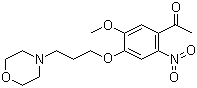 structure of CAS# 1219937-96-8, 1-[4-(3-(Morpholin-4-yl)propoxy)-5-methoxy-2-nitrophenyl]ethanone