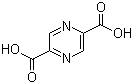 Pyrazine-2,5-dicarboxylic acid molecular structure (CAS 122-05-4)
