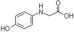 N-(4-羟基苯基)甘氨酸分子结构 (CAS 122-87-2)