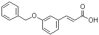 structure of CAS# 122024-75-3, 3-(Benzyloxy)cinnamic acid;3-[3-(Phenylmethoxy)phenyl]-2-propenoic acid; m-Benzyloxycinnamic acid