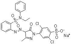 C.I. Acid Yellow 61 molecular structure (CAS 12217-38-8)