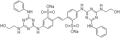 Fluorescent brightener 85 molecular structure (CAS 12224-06-5)