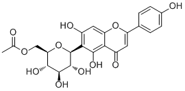 6"-O-acetylisovitexin molecular structure (CAS 1223097-20-8)