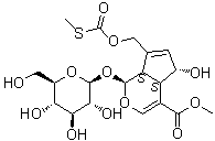 Paederosidic acid methyl ester molecular structure (CAS 122413-01-8)