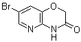 结构式 CAS# 122450-96-8, 7-溴-2H-吡啶并[3,2-b][1,4]恶嗪-3(4H)-酮
