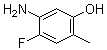 结构式 CAS# 122455-85-0, 5-氨基-4-氟-2-甲基苯酚