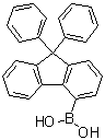 (9,9-Diphenyl-9H-fluoren-4-yl)boronic acid molecular structure (CAS 1224976-40-2)